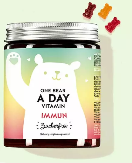 Комплекс витаминов для укрепления иммунитета, без сахара Bears With Benefits one bear a day vitamins immun boost mit vitamin c & d 90 pcs 180 g, изображение 3