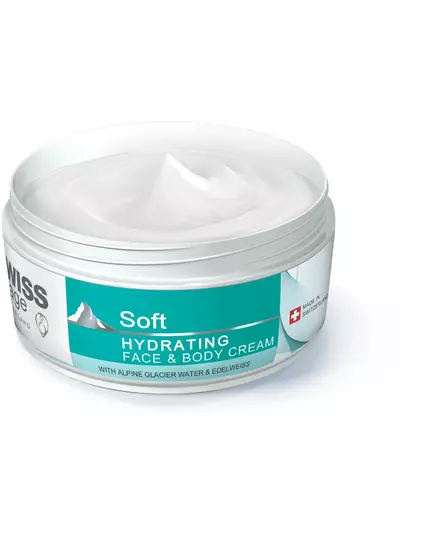Крем для обличчя та тіла Swiss Image soft hydrating face & body cream 200 мл, зображення 3