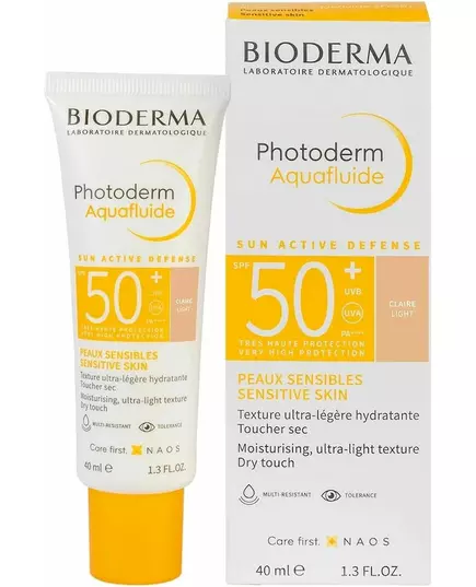 Солнцезащитный тональный флюид Bioderma photoderm aquafluid 50+ tinted 40 мл, изображение 3