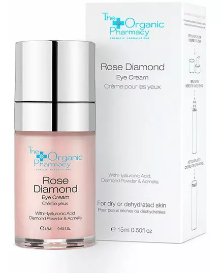 Крем для глаз The Organic Pharmacy rose diamond 15 ml, изображение 3
