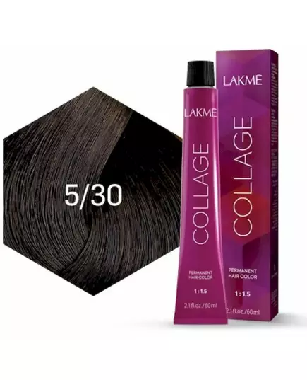 Перманентная крем-краска для волос Lakme collage 5/30 60 мл, изображение 5