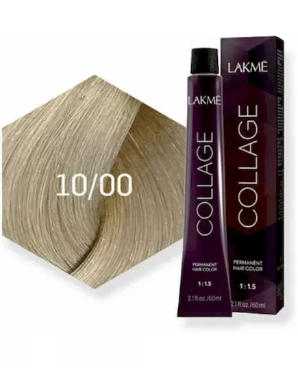 Перманентная крем-краска для волос Lakme collage 10/00 60 мл, изображение 5