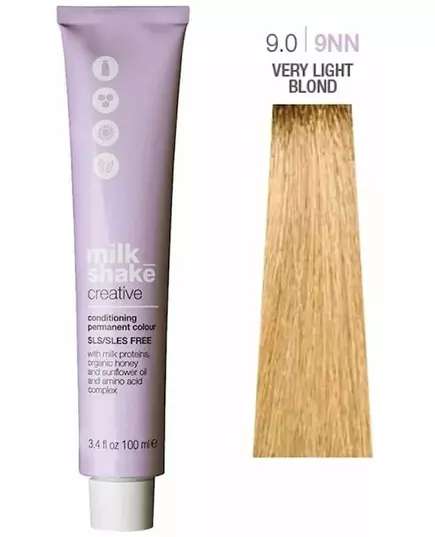 Краска для волос Milk_Shake creative permanent color 9.0 very light blonde 100ml, изображение 2