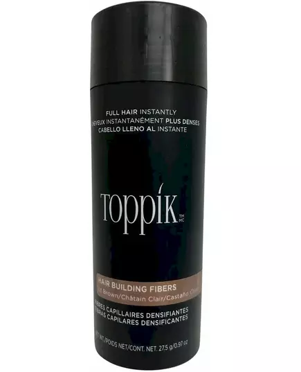 Засіб для нарощування волосся Toppik hair building fibers світло-коричневий27.5 g