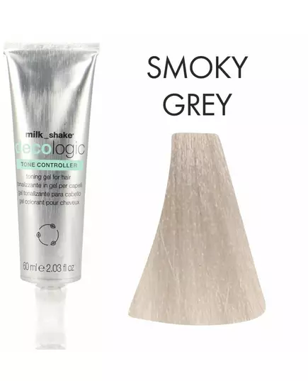 Фарба для волосся Milk_Shake decologic tone controller toning gel smoky gray 60ml, зображення 3