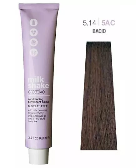 Фарба для волосся Milk_Shake creative permanent color 5.14 bacio 100ml, зображення 3