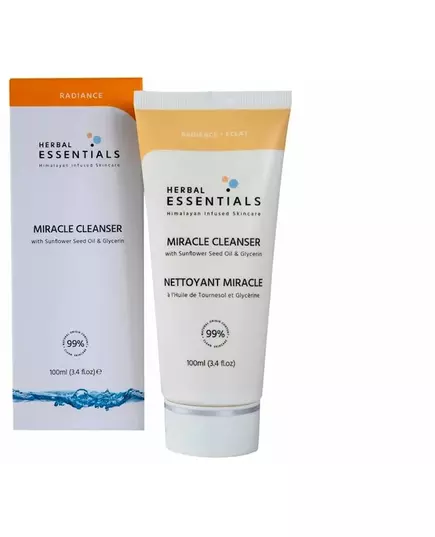 Очищающее средство Herbal Essentials miracle cleanser с маслом семян подсолнечника и глицерином 100 мл, изображение 2