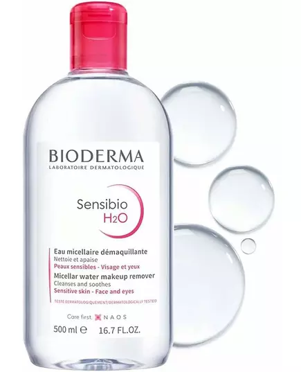 Средство для снятия макияжа Bioderma sensibio 500 мл, изображение 2