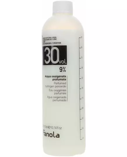 Парфумований перекис водню Fanola 30об. 9% окислювач для волосся 300мл, зображення 2