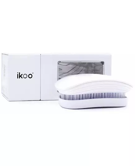 Браш для волос Ikoo classic collection pocket white brush, изображение 3