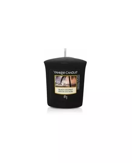 Свечка Yankee Candle classic votive black coconut candle 49g, изображение 2