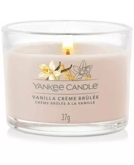 Наповнений вотив Yankee Candle filled votive vanilla creme brulee 3x37 г, зображення 2