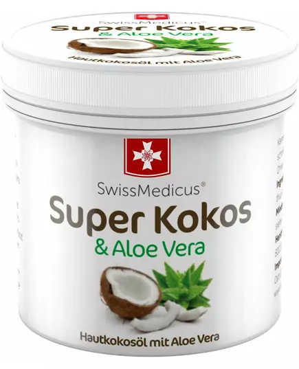 Засіб Swiss Medicus super coconut oil with aloe vera 150ml