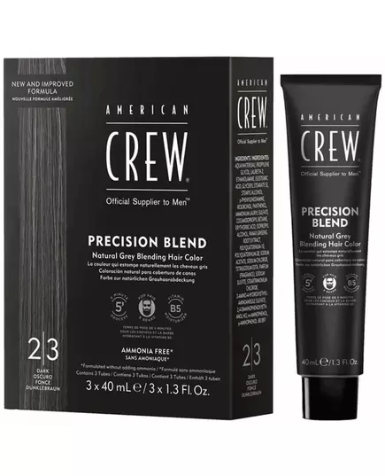 Краска для волос American Crew precision blend 3х40мл темный 2-3