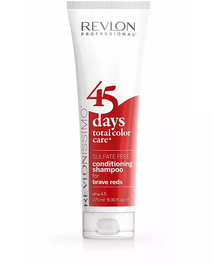 Шампунь для рыжих Revlon 45 days conditioning for brave reds 275 мл