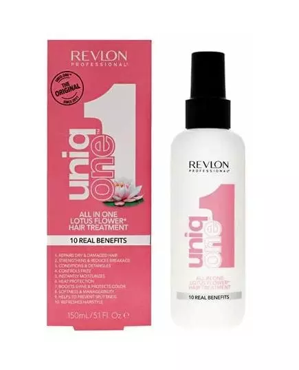 Лечение для волос Revlon uniq one hair treatment lotus 150 мл, изображение 2