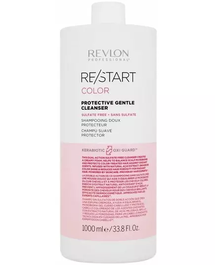 Мягкий очищающий шампунь Revlon re-start color protective 1000ml