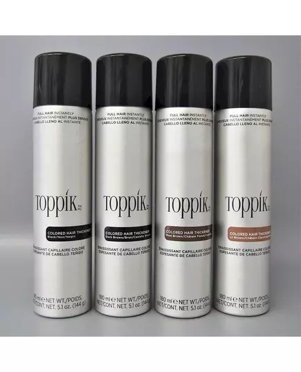 Загуститель для окрашенных волос Toppik 144 г темно-коричневый, изображение 2
