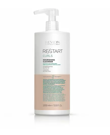 Очищающие средство для кучерявых волос Revlon re-start curls nourishing cleanser 1000ml