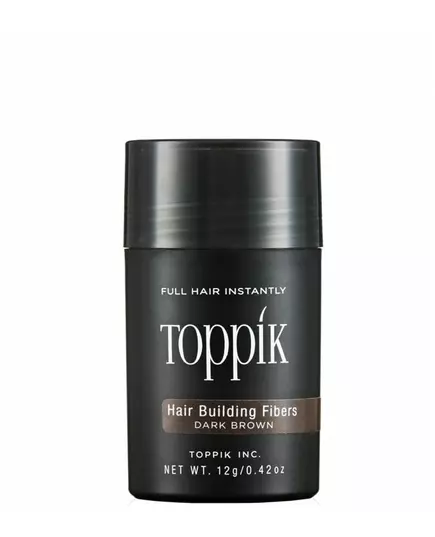 Фібра для зміцнення волосся Toppik темно-коричнева 12г
