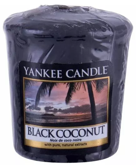 Свечка Yankee Candle classic votive black coconut candle 49g, изображение 3