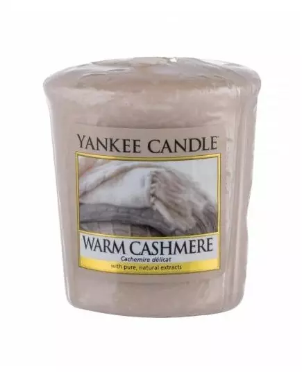 Свечка Yankee Candle classic votive warm cashmere 49 г, изображение 3