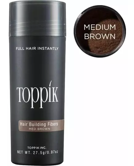 Фибра для укрепления волос Toppik средне-коричневая 27,5 г, изображение 2