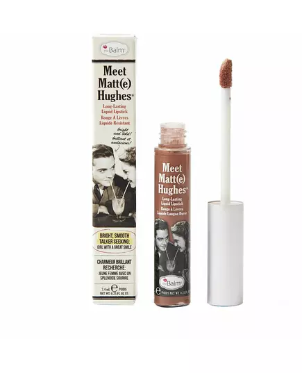 Рідка губна помада Thebalm meet matt(e) hughes long lasting harismatic naked nude 7,4 мл