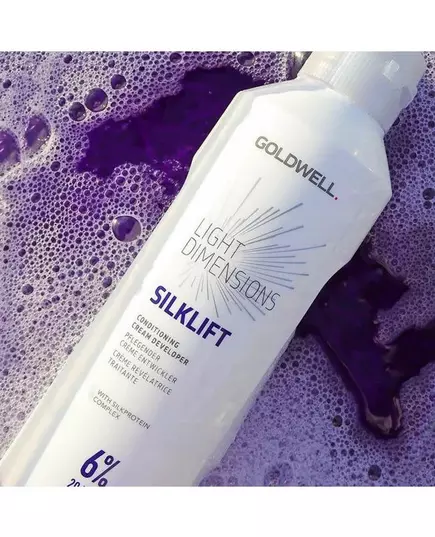 Кондиціонуючий крем-проявник Goldwell light dimensions silklift 6% 750 мл 750 мл, зображення 3