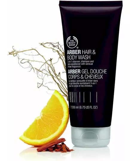 Гель для волос и тела The Body Shop arber 200мл, изображение 2