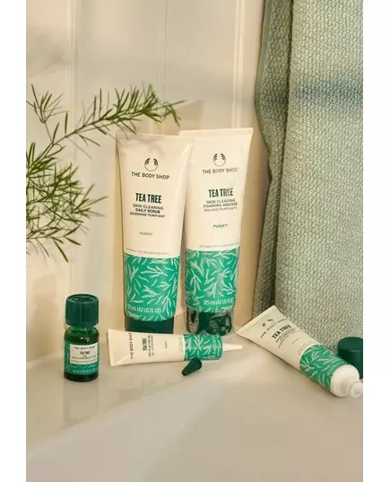 Очищающий увлажняющий крем The Body Shop tea tree 40 мл, изображение 3