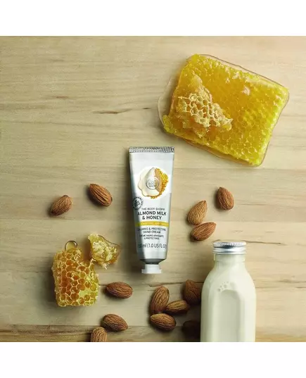 Крем для рук The Body Shop мигдальне молоко і мед 30мл The Body Shop, зображення 3