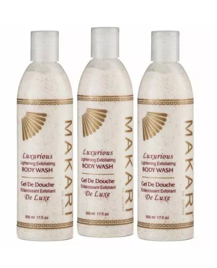 Отшелушивающий гель для тела Makari luxurious exfoliating body wash 500ml, изображение 2