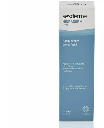 Крем для обличчя Sesderma hidraderm hyal 50 мл, зображення 3