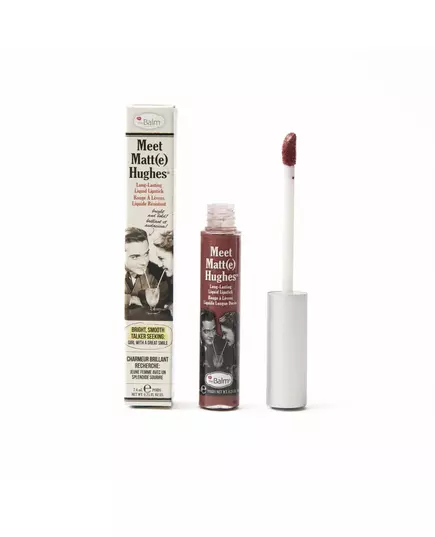 Стійка рідка помада Meet Matt(e) Hughes відтінок Charming TheBalm 7.4 мл  