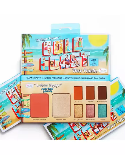 Палетка для обличчя Voyage Gold Coast TheBalm 10 г  , зображення 2