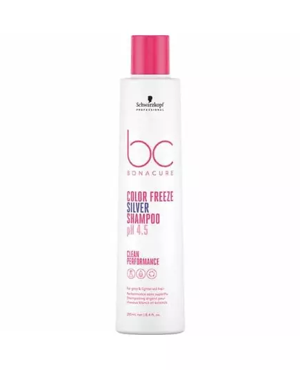 Серебряный шампунь Bonacure Color Freeze Schwarzkopf Professional 250 мл  