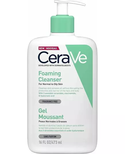 Очищающий гель Foaming Cleanser CeraVe 473 мл  , изображение 2