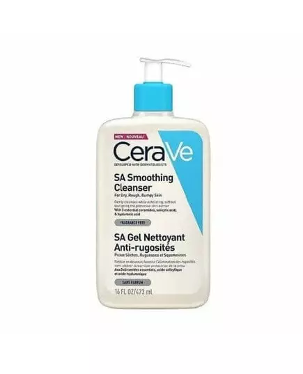 Очищувальний гель SA Smoothing Cleansing Gel CeraVe 473 мл  , зображення 2