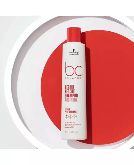 Шампунь Bonacure Repair Rescue Schwarzkopf Professional 250 мл  , изображение 3