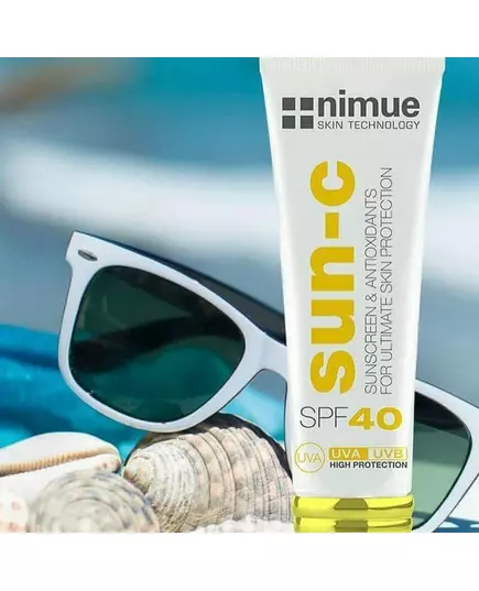 Сонцезахисний крем Sun-C SPF40 Nimue 60 мл  , зображення 3