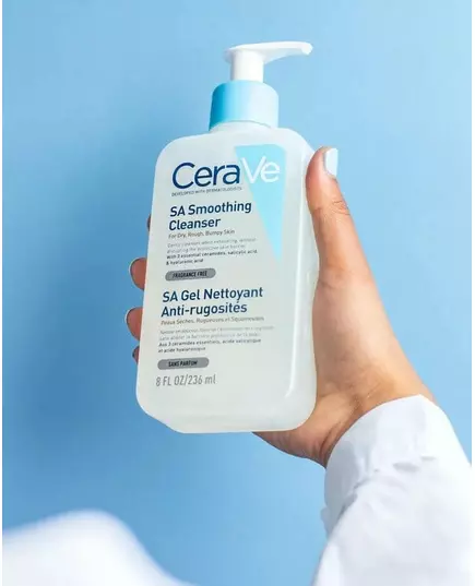 Очищувальний гель SA Smoothing Cleanser CeraVe 236 мл  , зображення 3