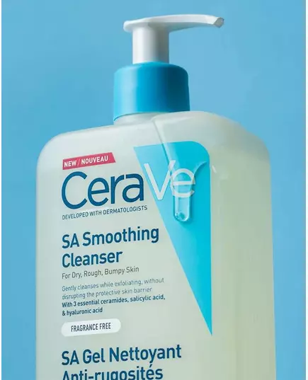 Очищувальний гель SA Smoothing Cleanser CeraVe 236 мл  , зображення 5