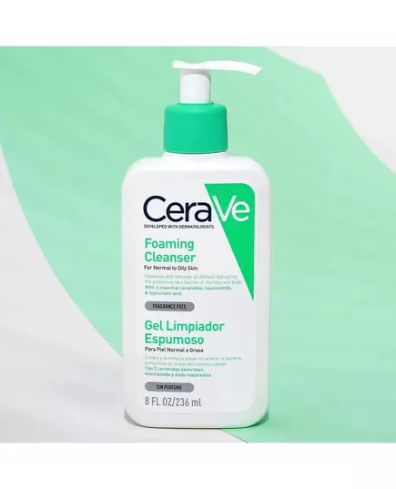 Очищающий гель Foaming Cleanser CeraVe 236 мл  , изображение 3