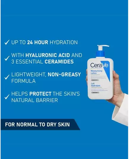 Увлажняющий лосьон Moisturising Lotion CeraVe 236 мл  , изображение 4