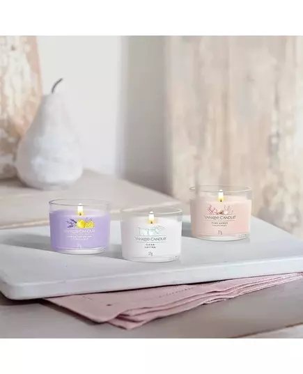 Ароматическая свеча Clean Cotton Yankee Candle 37 г  , изображение 3