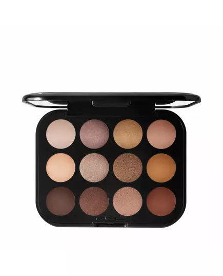 Палетка тіней Connect In Colour X12 Unfiltered Nudes MAC 12.2 г  , зображення 2