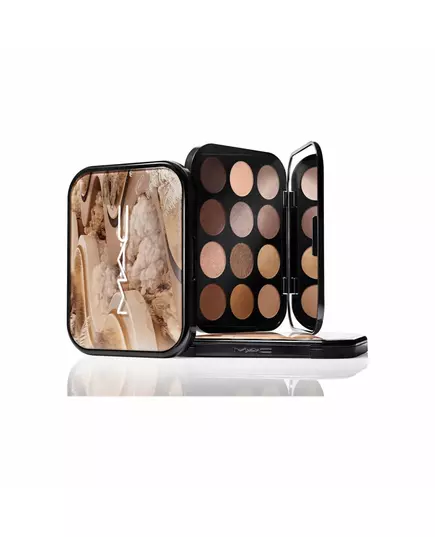 Палетка теней Connect In Colour X12 Unfiltered Nudes MAC 12.2 г  , изображение 3