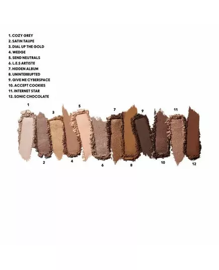 Палетка тіней Connect In Colour X12 Unfiltered Nudes MAC 12.2 г  , зображення 5