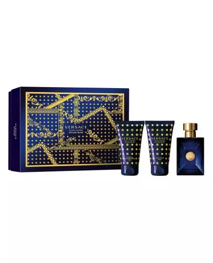 Versace Dylan Blue туалетная вода EDT 50 мл + Shower Gel 50 мл + After Shave Balsam 50 мл